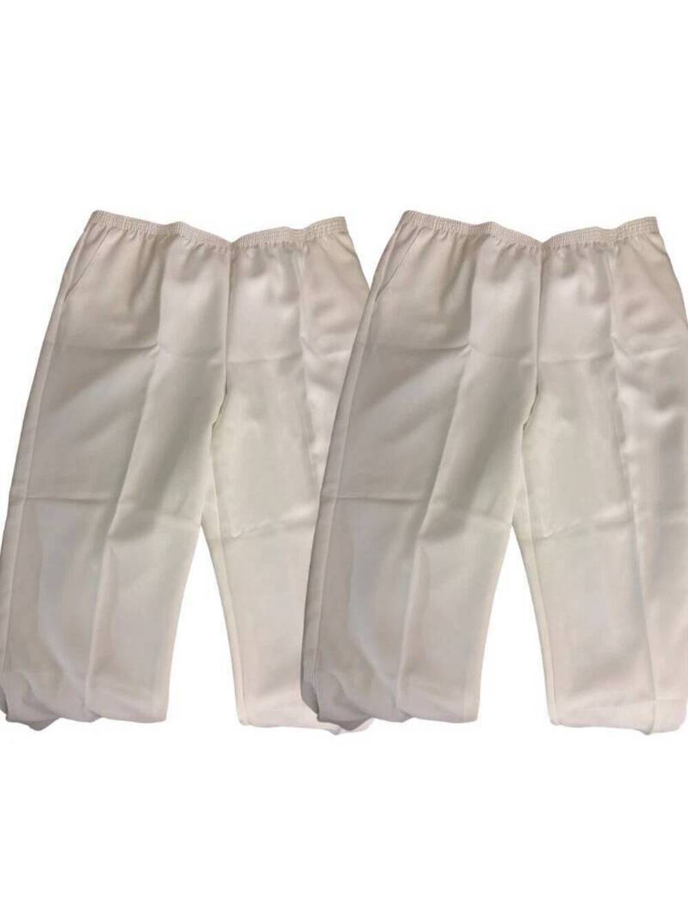 Alfred Dunner Classics Womens White Pants Size 20 Proportioned Medium 2 Pack